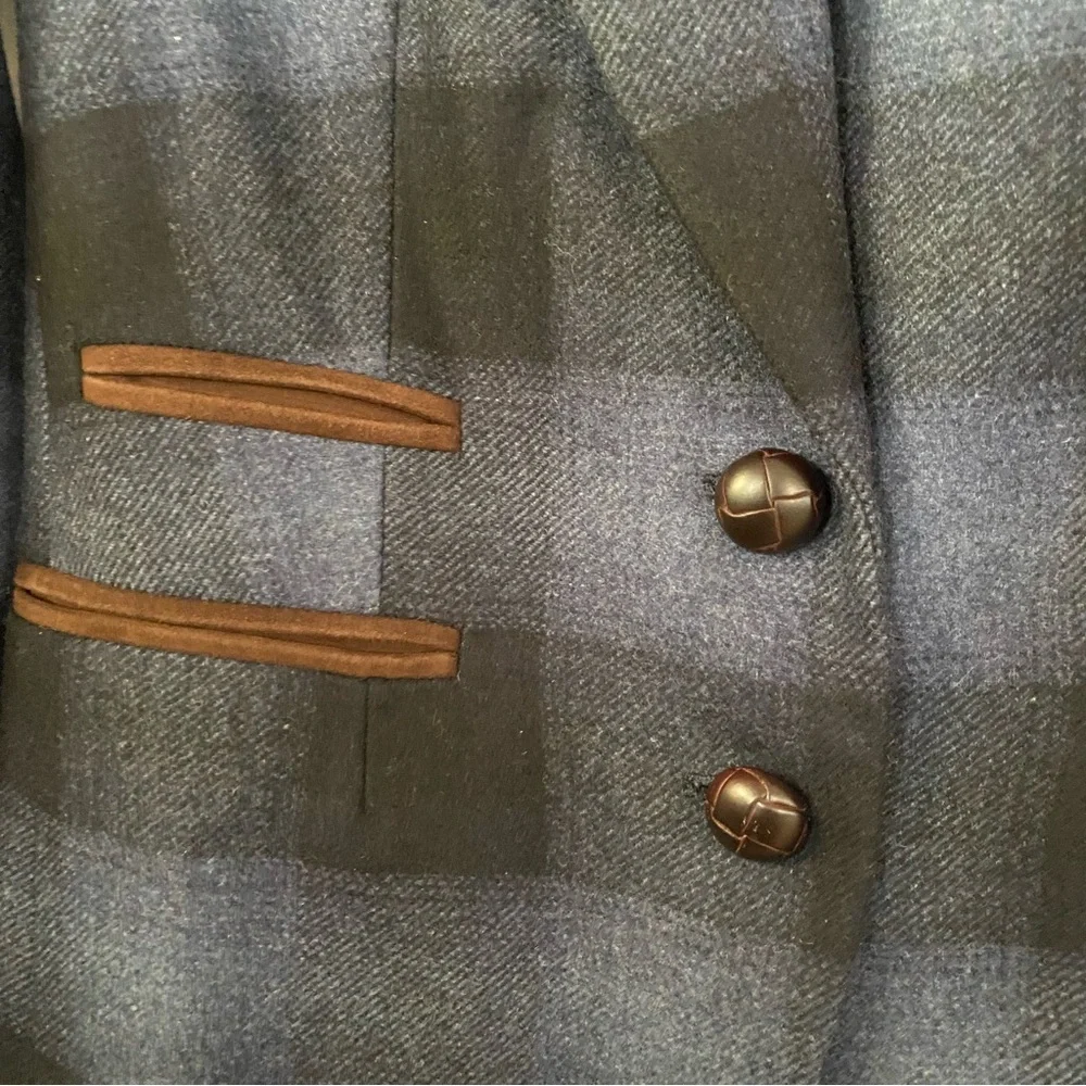 Veronica Beard #15A Hudson Plaid Dickey Blazer Jacket SZ 4 - Picture 10 of 14